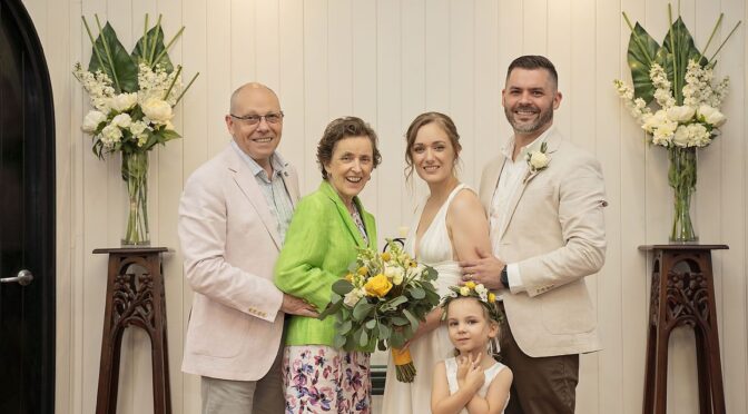 Amy family wedding shot